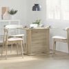 vidaXL Dining Table Sonoma Oak 110 x 60 x 75 cm Engineered Wood