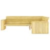vidaXL 4 Piece Garden Lounge Set Impregnated Pinewood