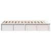 vidaXL Bed Frame White 75 x 190 cm Solid Pine Wood