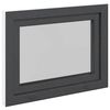 vidaXL Basement Window "RISOR" 80x60 cm Tilt&Turn DIN Left Anthracite