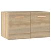 vidaXL Wall Cabinet Sonoma Oak 60x36.5x35 cm Engineered Wood