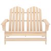 vidaXL 2-Seater Garden Adirondack Chair Solid Fir Wood