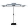 vidaXL Garden Parasol with LED Lights 300 x 300 cm Polyester