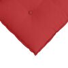 vidaXL Back Pillow Red 140 x 19 x 50 cm Fabric