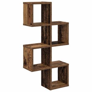 vidaXL Wall Shelf Old Wood 39 x 15 x 76 cm