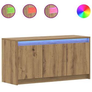 vidaXL TV Cabinet 100 x 34 x 50 cm Artisan Oak