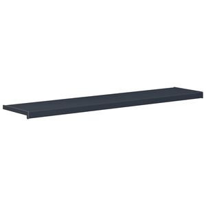 vidaXL Window Sill Anthracite with wood grain 140 x 35 x 4.5 cm PVC