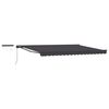 vidaXL Electric Retractable Awning Anthracite 4 x 3.5 m