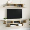 vidaXL TV Wall Units Sonoma Oak Engineered Wood