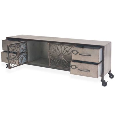 vidaXL TV Cabinet 120x30x40 cm Silver