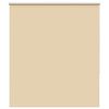vidaXL Roller Blind Blackout Beige 140x130 cm Fabric Width 136.6 cm Polyester