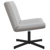 vidaXL Swivel Chair Cloud Grey 63 x 75 x 76 cm Fabric