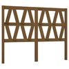 vidaXL Bed Headboard Honey Brown 126x4x100 cm Solid Wood Pine