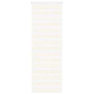 vidaXL Zebra Blind Marble Beige 85x200 cm Fabric Width 80.9 cm Polyester