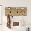 vidaXL Wall-Mounted Coat Rack with Shelf Artisan Oak 100 x 40 x 12 cm