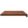 vidaXL Window Sill Brown Wood 60 x 40 x 4.5 cm PVC
