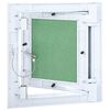vidaXL Access Panel Green and Silver 30 x 30 cm
