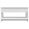 vidaXL Coffee Table High Gloss White 102x50x52,5 cm Engineered Wood