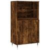vidaXL Highboard Smoked Oak 60x36x110 cm Engineered Wood