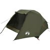 vidaXL Fishing Tent 5-Person Olive Green Waterproof