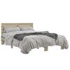 vidaXL Bed Frame without Mattress Sonoma Oak 135x190 cm Double