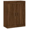 vidaXL Highboard Brown Oak 69.5x34x180 cm Engineered Wood