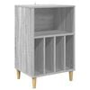 vidaXL Turntable Stand Grey Sonoma 47 x 39.5 x 74.5 cm Engineered Wood