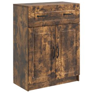 vidaXL Sideboard Smoked Oak 66 x 34.5 x 87 cm Engineered Wood