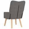 vidaXL Armchair Light Grey 63 x 67 x 94 cm Sherpa Fabric