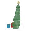 vidaXL Lighted Christmas Tree with 3 Gift Boxes 2D Warm White 150 cm