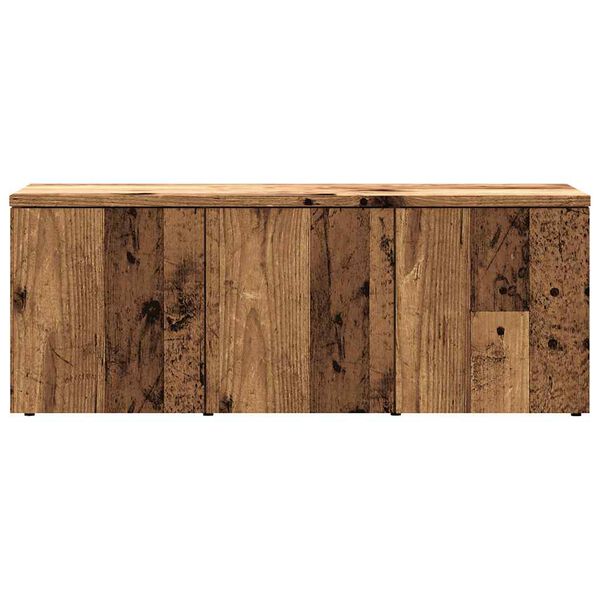 vidaXL TV Cabinet Old Wood 80x34x30 cm Engineered Wood