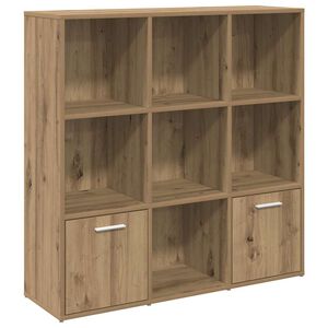 vidaXL Book Cabinet Artisan Oak 98x29x97.5 cm Engineered Wood