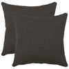 vidaXL Cushion Cover 2 pcs HEERLEN Dark Grey 35 x 35 cm Boucl&eacute;
