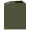 vidaXL Corner Planter Olive green 30 x 30 x 35 cm Steel