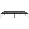 vidaXL Metal Bed Frame without Mattress Black 193x203cm