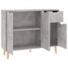 vidaXL Sideboard Concrete Grey 90x30x72 cm Engineered Wood
