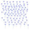 vidaXL Christmas Icicle Lights 40 pcs Blue Acrylic Remote Control