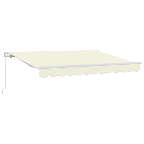 vidaXL Retractable Awning Manual Cream 250 x 200 cm Fabric
