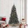 vidaXL Artificial Christmas Tree with 300 LEDs with Stand Green 210 cm