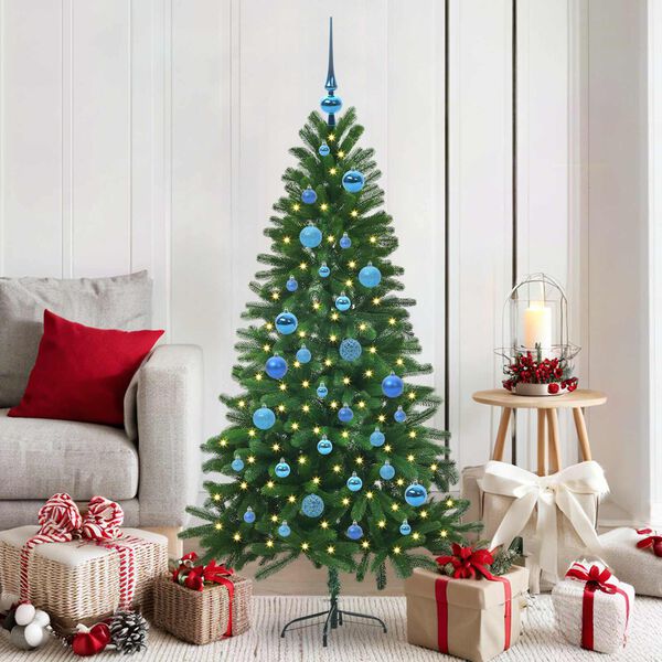 vidaXL Christmas Tree with 150 LEDs with Stand Green 150 cm PE