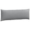 vidaXL Sofa Pillows 2 pcs Light Grey 120 x 40 cm Fabric