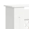 vidaXL MDF Radiator Cover White 205 cm