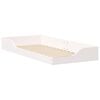 vidaXL Bed Frame White 80 x 210 cm Solid Pine Wood