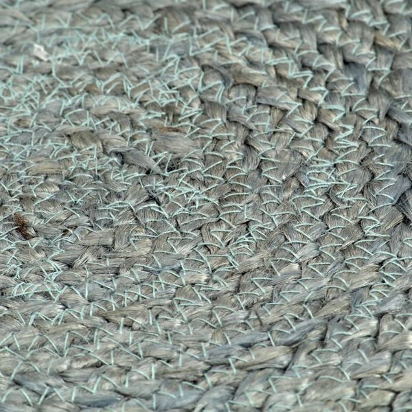 vidaXL Placemats 4 pcs Plain Olive Green 38 cm Round Jute