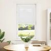 vidaXL Pleated Blind White 60x150 cm Fabric Width 59.4 cm Polyester