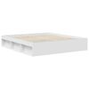 vidaXL Bed Frame with Headboard White 180 x 200 cm Solid Pine Wood
