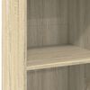 vidaXL Highboard Sonoma Oak 50x41x124 cm Engineered Wood