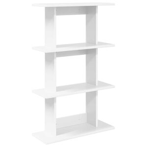 vidaXL Wall Shelf White 56 x 20 x 90 cm