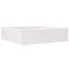 vidaXL Garden Planter White 90x90x23 cm Solid Wood Pine