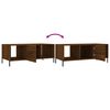 vidaXL Coffee Table Brown Oak 102x50x40 cm Engineered Wood